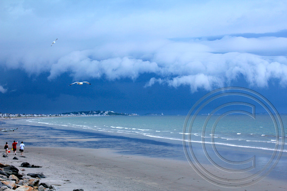 Nantasket Beach storm front IV