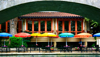 Riverwalk umbrellas